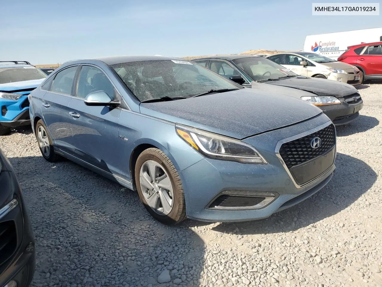 2016 Hyundai Sonata Hybrid VIN: KMHE34L17GA019234 Lot: 75704504