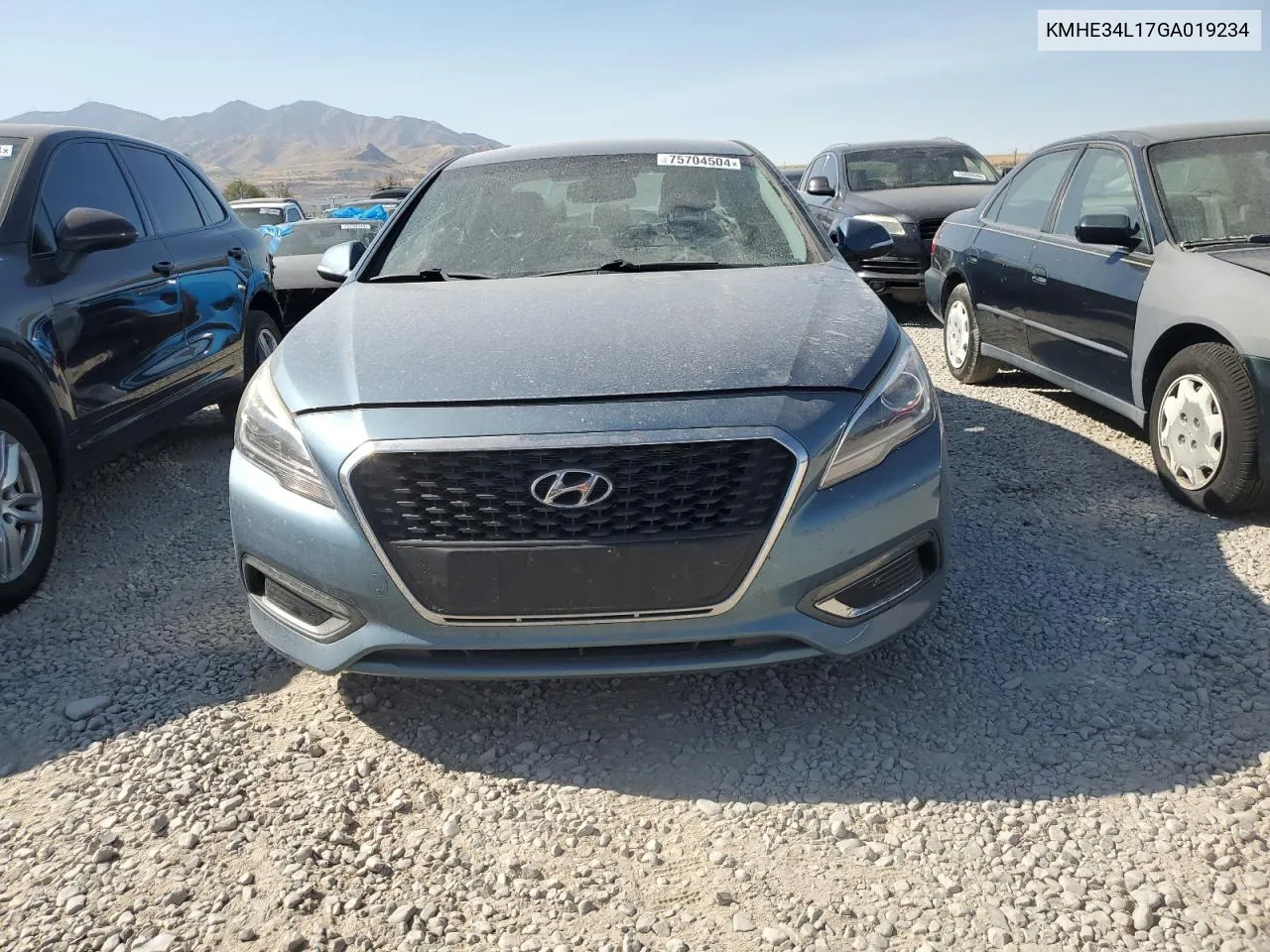 KMHE34L17GA019234 2016 Hyundai Sonata Hybrid