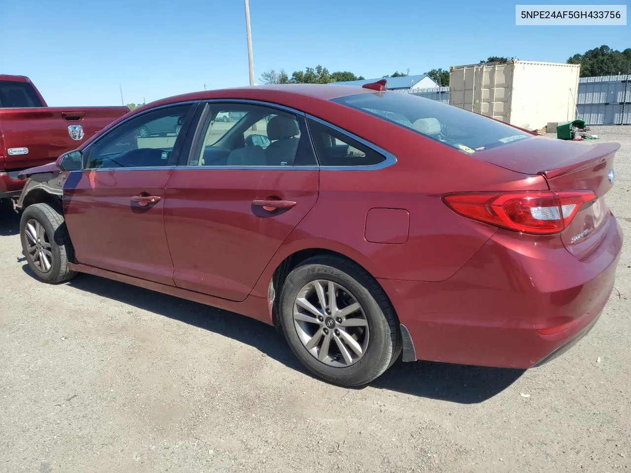 5NPE24AF5GH433756 2016 Hyundai Sonata Se