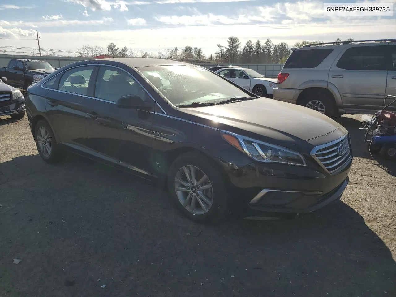 2016 Hyundai Sonata Se VIN: 5NPE24AF9GH339735 Lot: 75744384