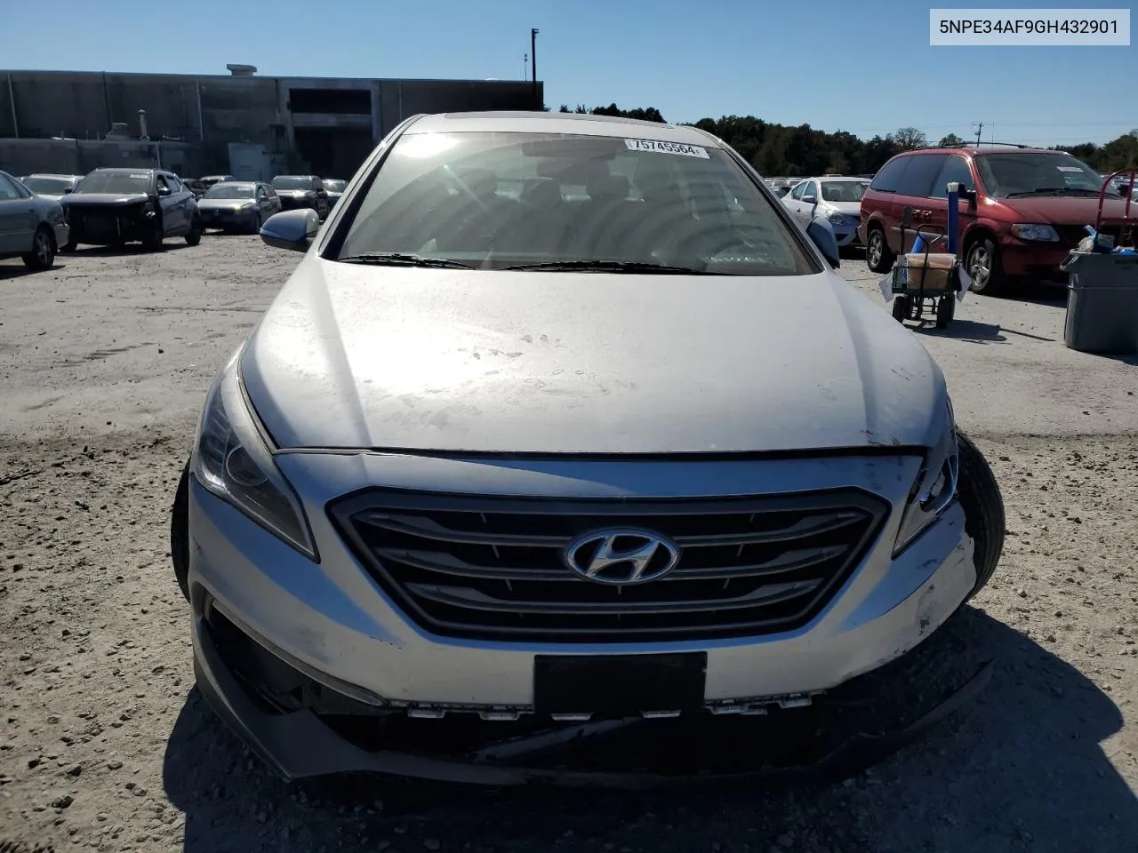 2016 Hyundai Sonata Sport VIN: 5NPE34AF9GH432901 Lot: 75745564