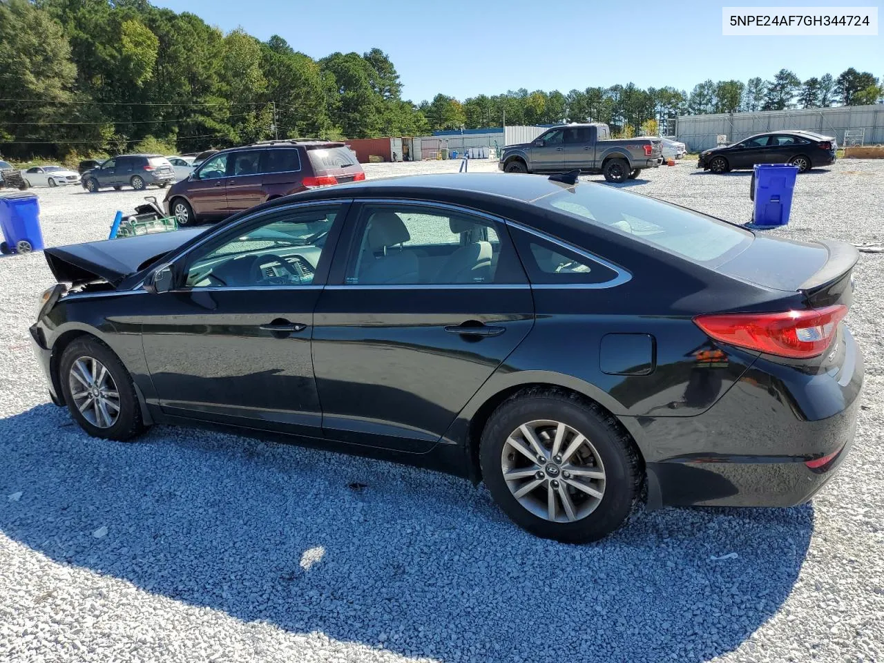 2016 Hyundai Sonata Se VIN: 5NPE24AF7GH344724 Lot: 75775184