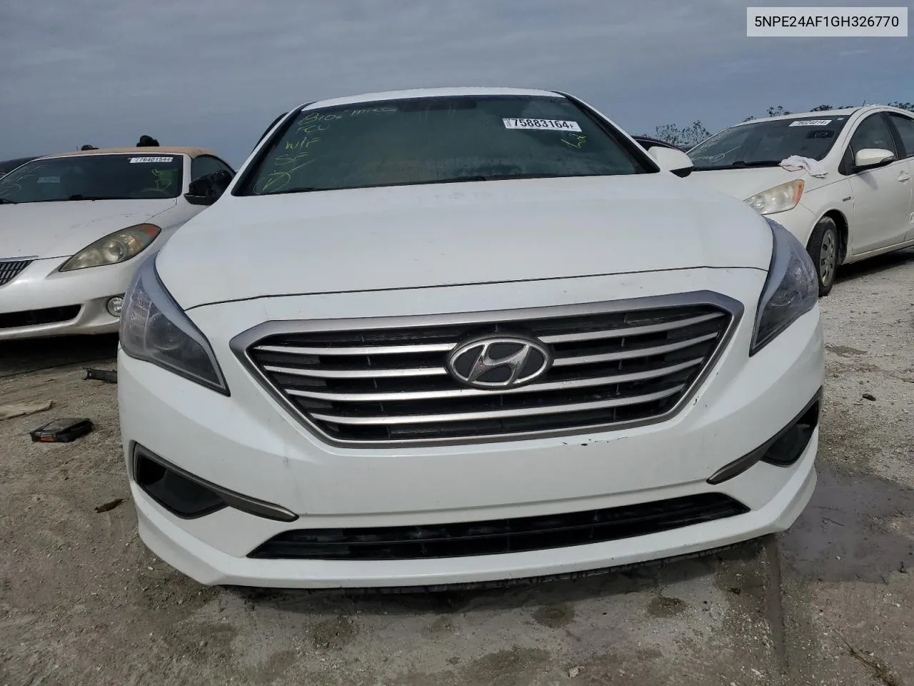 2016 Hyundai Sonata Se VIN: 5NPE24AF1GH326770 Lot: 75883164