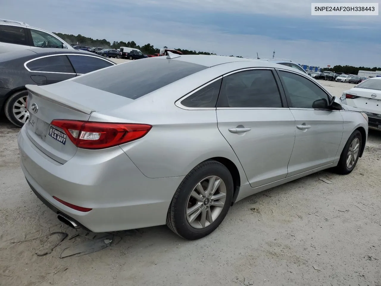 2016 Hyundai Sonata Se VIN: 5NPE24AF2GH338443 Lot: 75931134