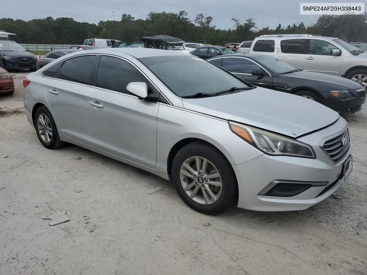 2016 Hyundai Sonata Se VIN: 5NPE24AF2GH338443 Lot: 75931134