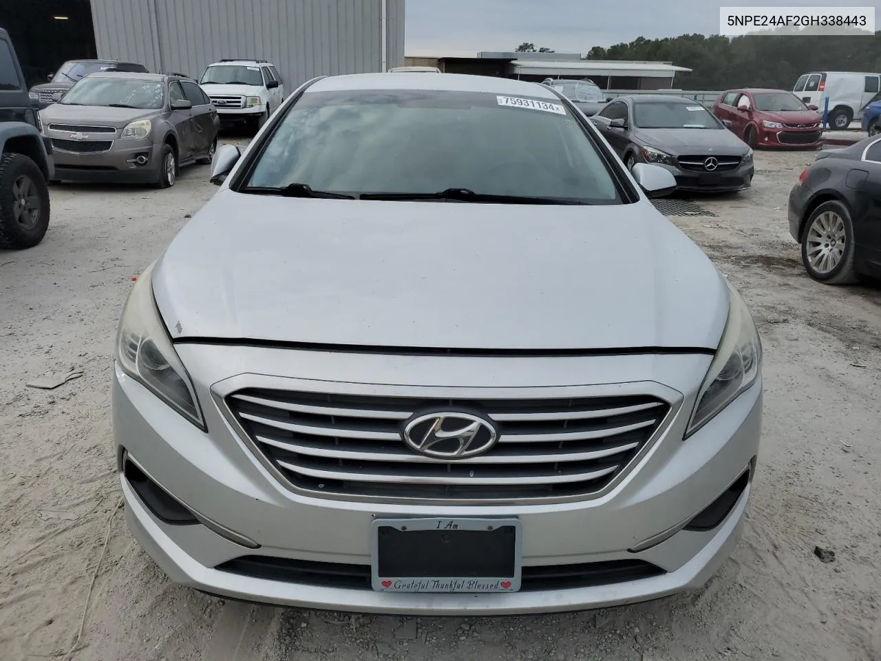 5NPE24AF2GH338443 2016 Hyundai Sonata Se