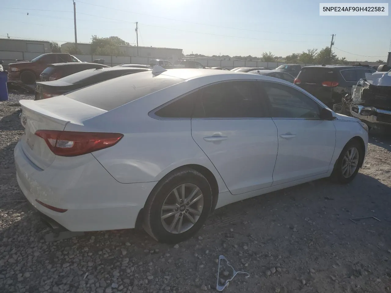 2016 Hyundai Sonata Se VIN: 5NPE24AF9GH422582 Lot: 76013134