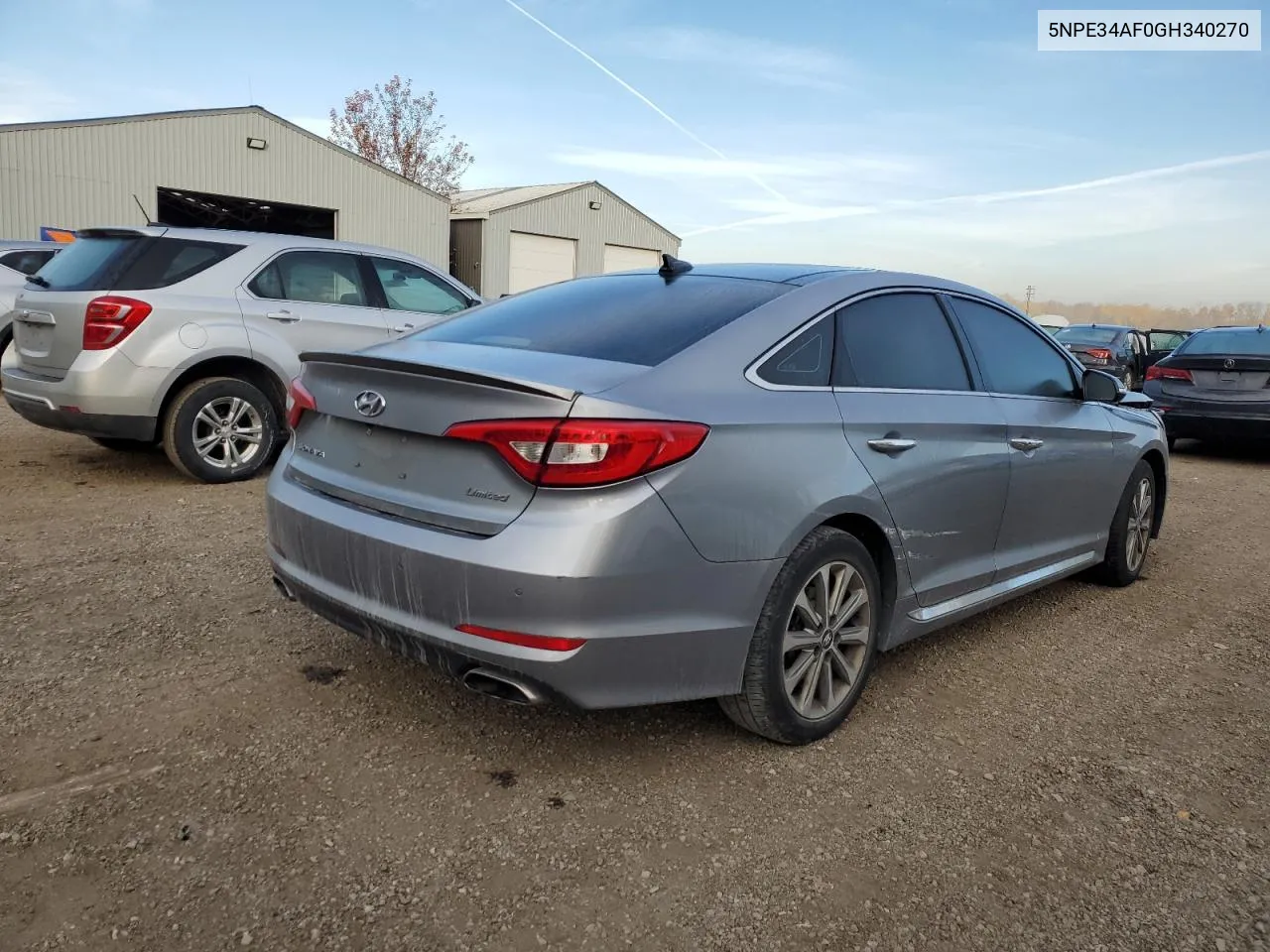 2016 Hyundai Sonata Sport VIN: 5NPE34AF0GH340270 Lot: 76020964