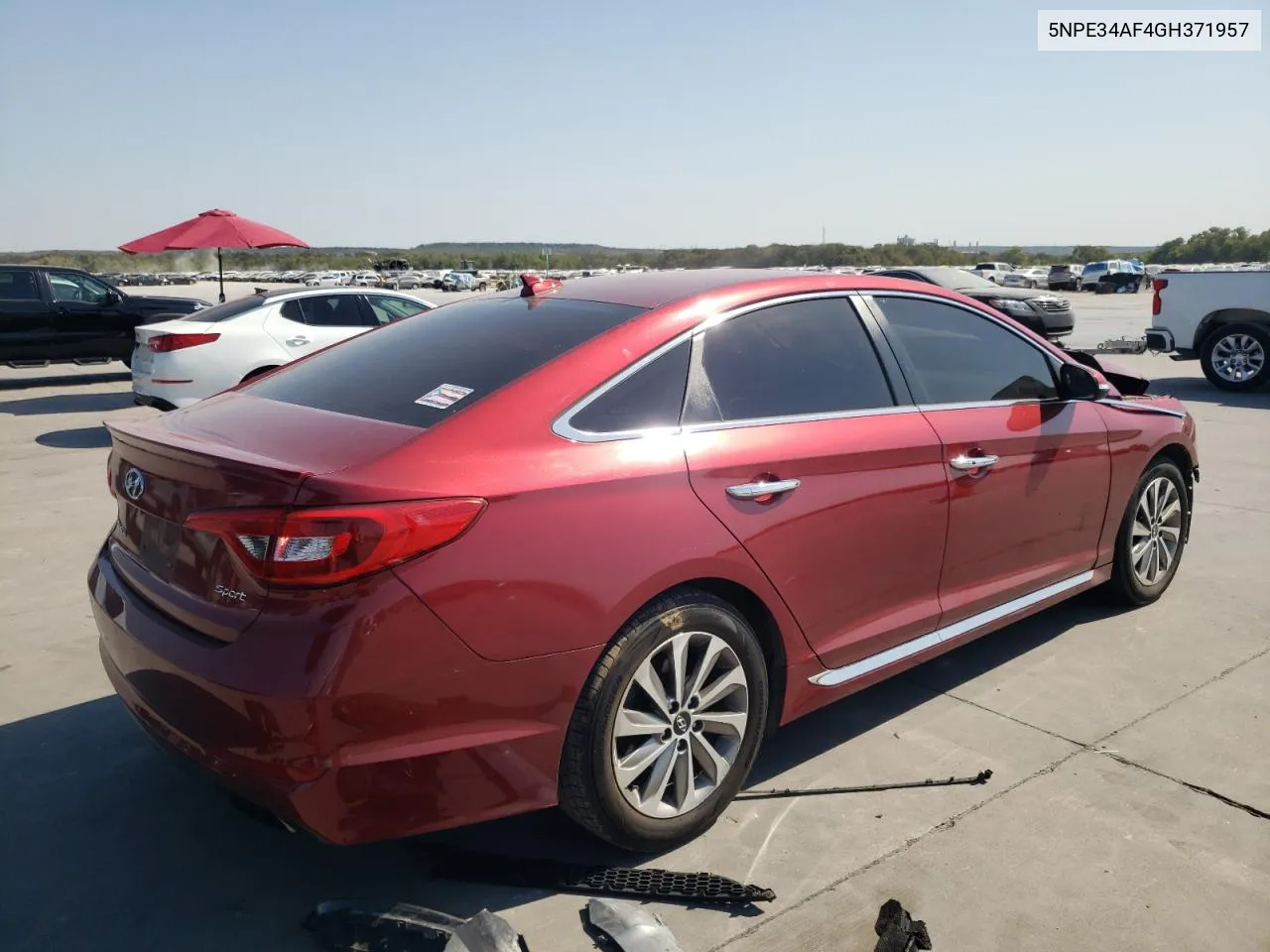 2016 Hyundai Sonata Sport VIN: 5NPE34AF4GH371957 Lot: 76027954