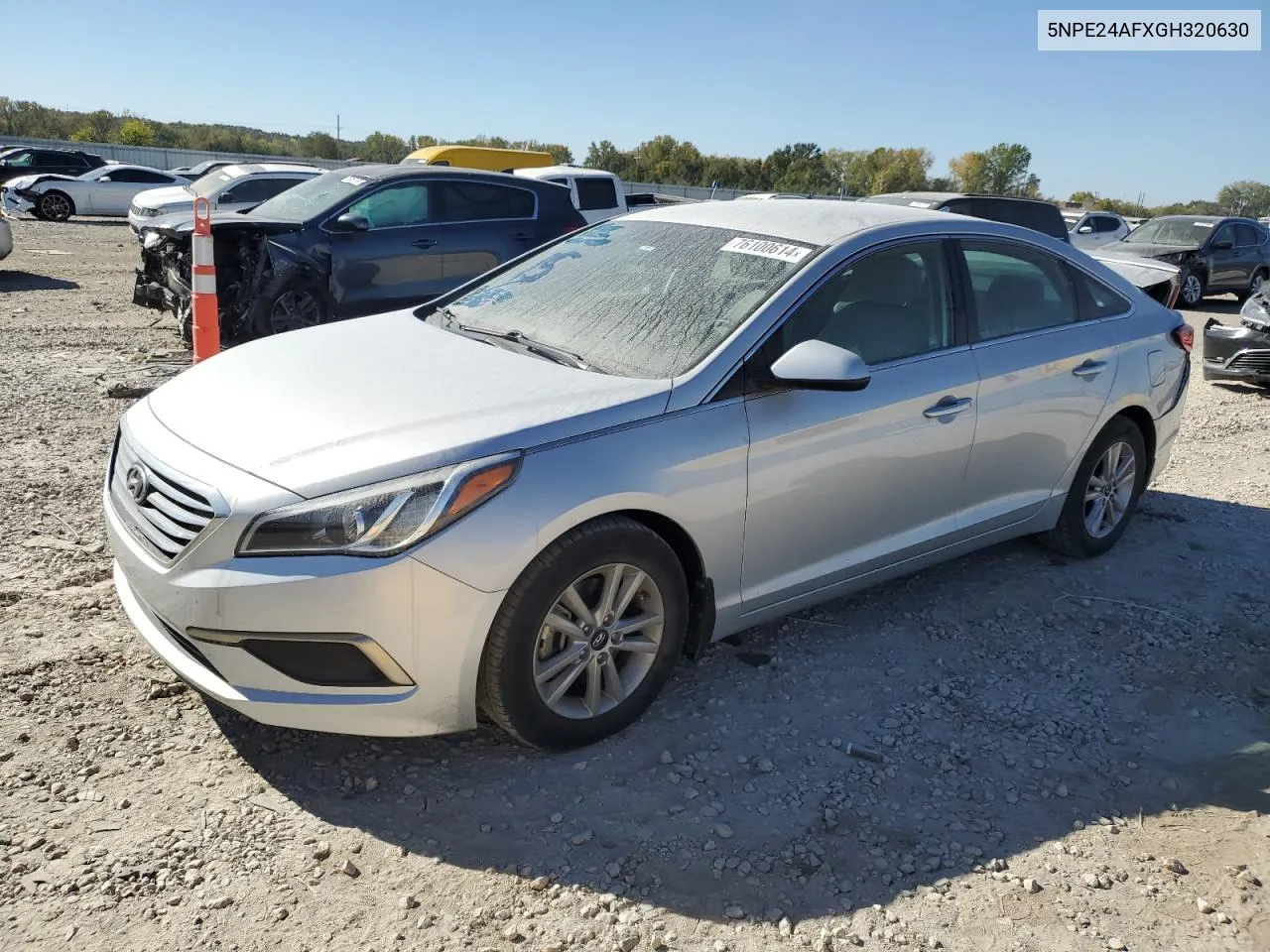 2016 Hyundai Sonata Se VIN: 5NPE24AFXGH320630 Lot: 76100614