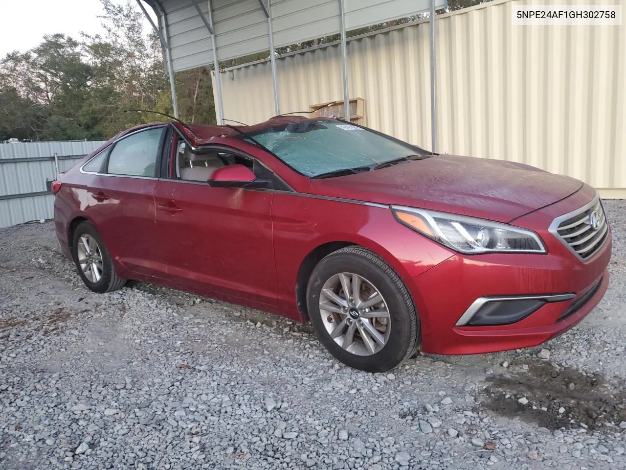 5NPE24AF1GH302758 2016 Hyundai Sonata Se