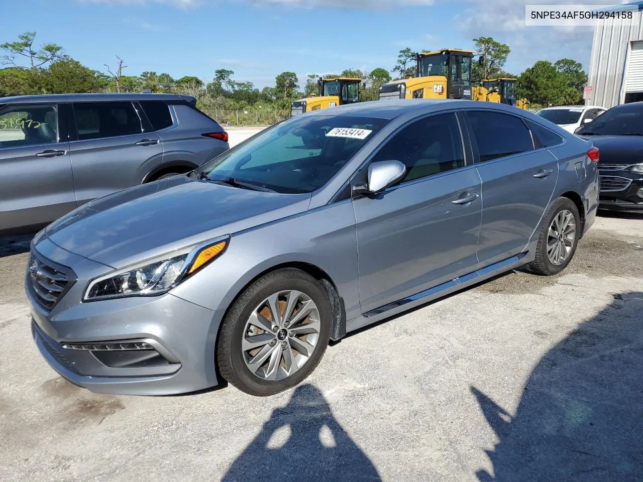 2016 Hyundai Sonata Sport VIN: 5NPE34AF5GH294158 Lot: 76153414