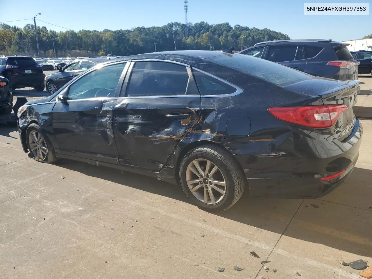 2016 Hyundai Sonata Se VIN: 5NPE24AFXGH397353 Lot: 76243934