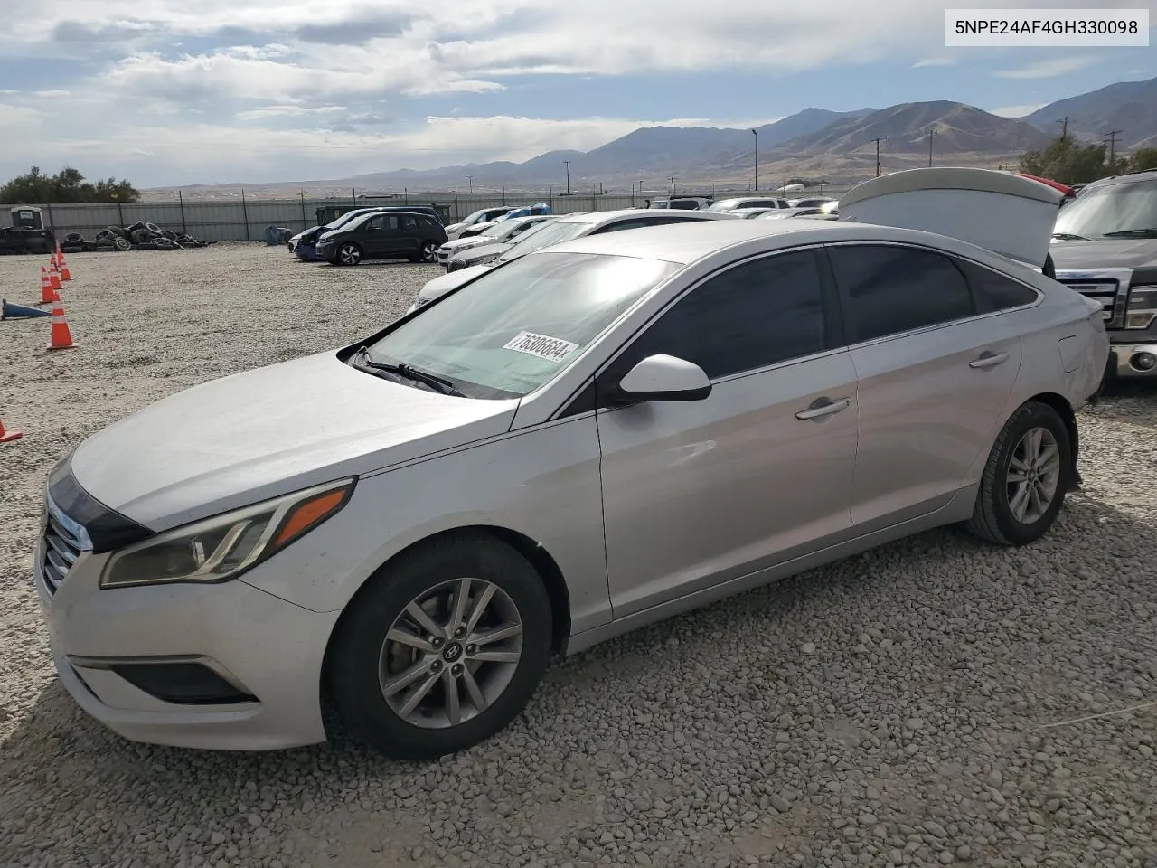 2016 Hyundai Sonata Se VIN: 5NPE24AF4GH330098 Lot: 76306684