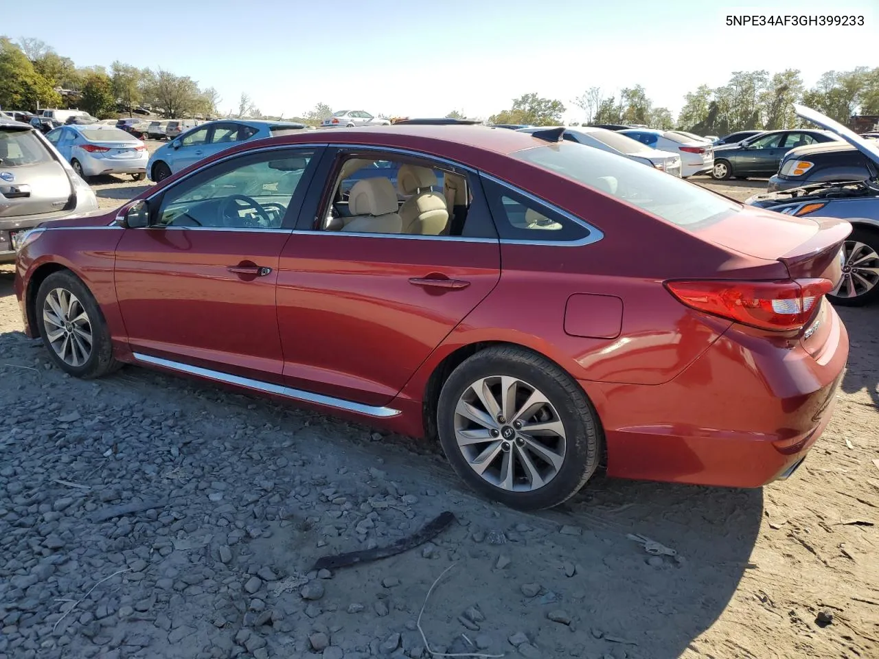 2016 Hyundai Sonata Sport VIN: 5NPE34AF3GH399233 Lot: 76355534