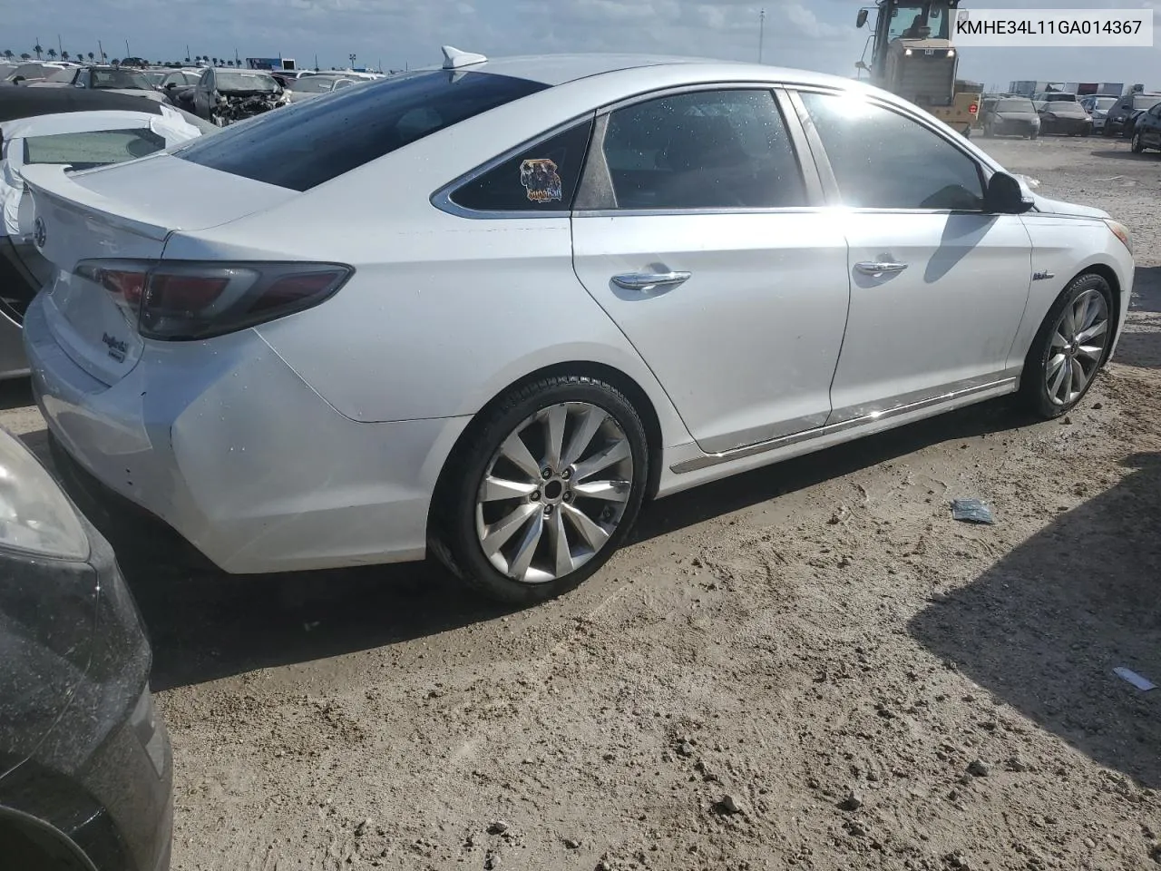 2016 Hyundai Sonata Hybrid VIN: KMHE34L11GA014367 Lot: 76372354