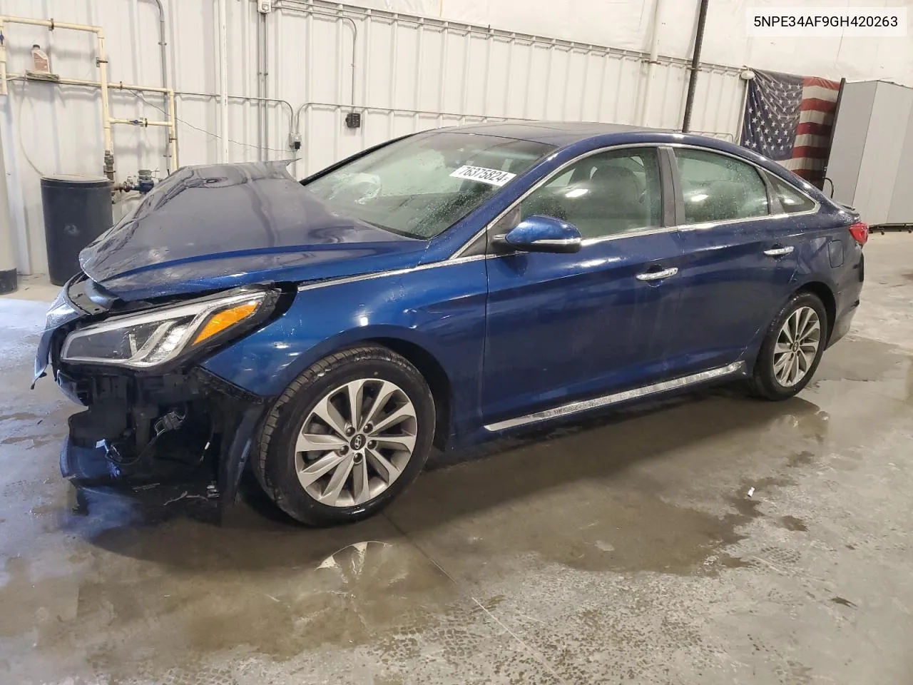 2016 Hyundai Sonata Sport VIN: 5NPE34AF9GH420263 Lot: 76375824