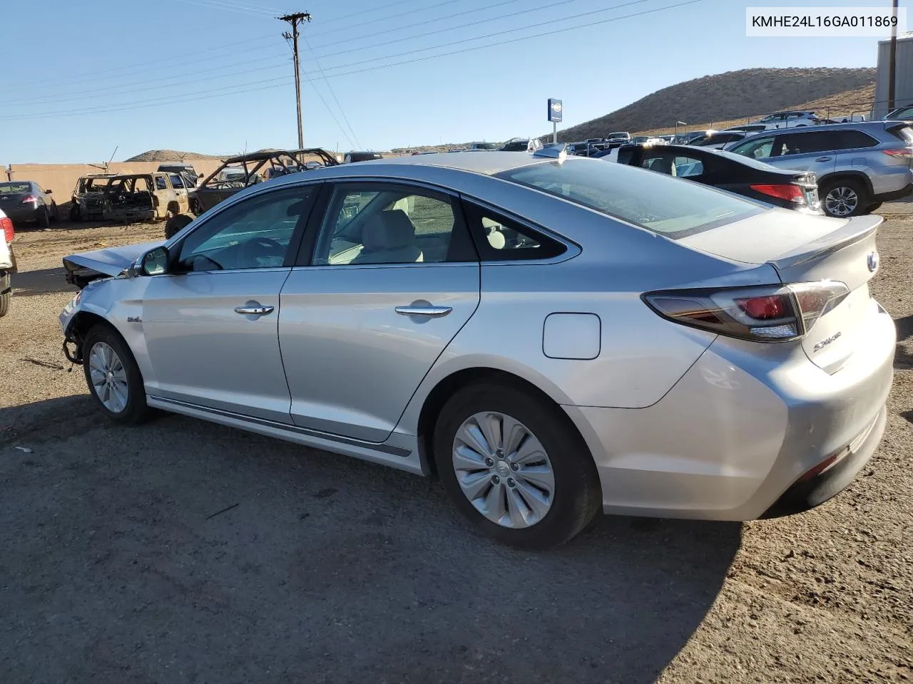 KMHE24L16GA011869 2016 Hyundai Sonata Hybrid