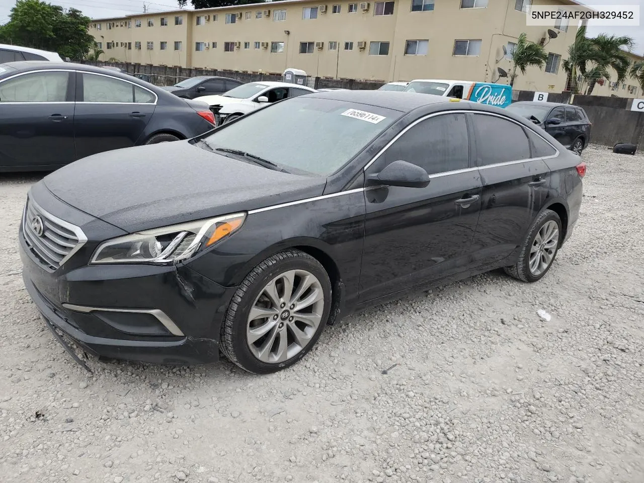 2016 Hyundai Sonata Se VIN: 5NPE24AF2GH329452 Lot: 76596114