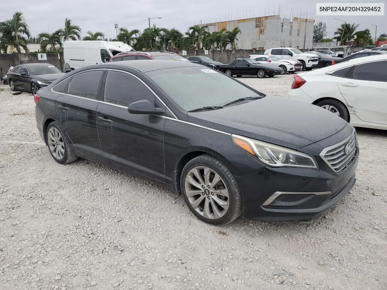 2016 Hyundai Sonata Se VIN: 5NPE24AF2GH329452 Lot: 76596114