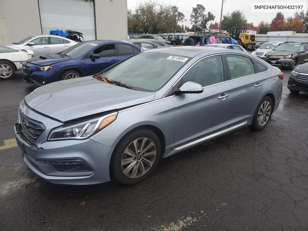 2016 Hyundai Sonata Sport VIN: 5NPE34AF5GH432197 Lot: 76618604