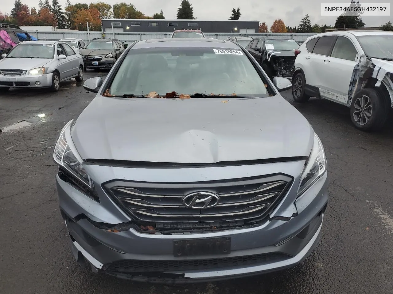 2016 Hyundai Sonata Sport VIN: 5NPE34AF5GH432197 Lot: 76618604