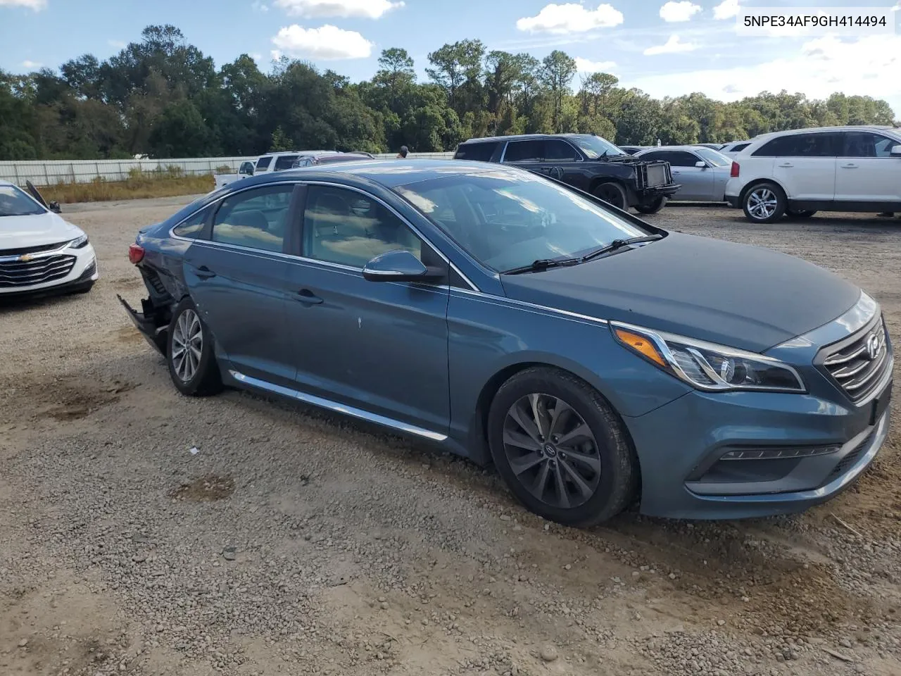 2016 Hyundai Sonata Sport VIN: 5NPE34AF9GH414494 Lot: 76638194