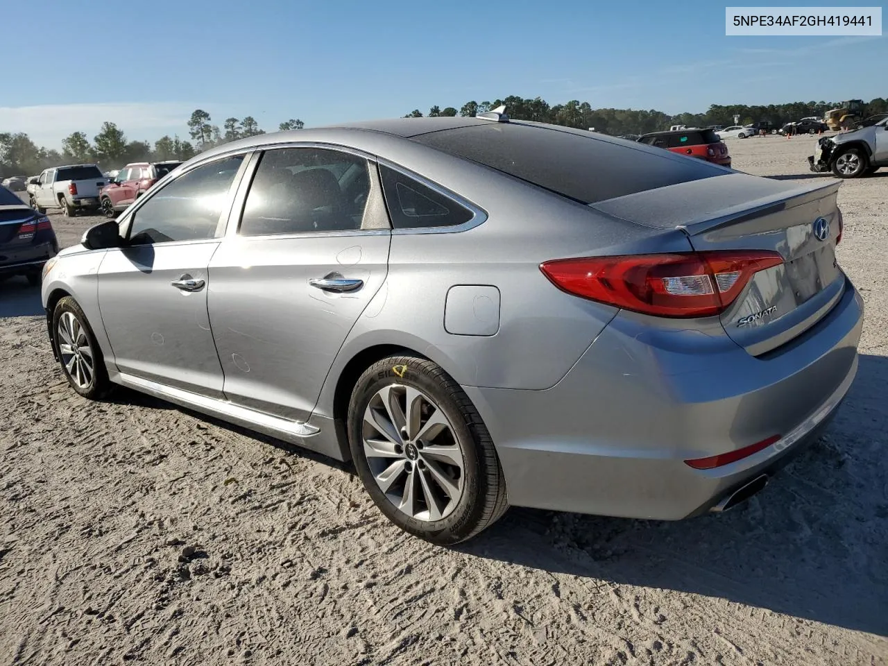 2016 Hyundai Sonata Sport VIN: 5NPE34AF2GH419441 Lot: 76745404