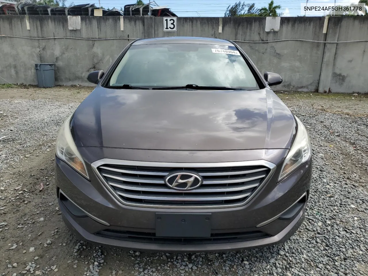 5NPE24AF5GH361778 2016 Hyundai Sonata Se