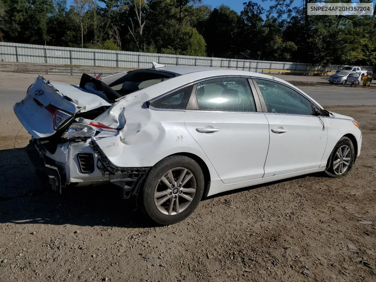 2016 Hyundai Sonata Se VIN: 5NPE24AF2GH357204 Lot: 76960674