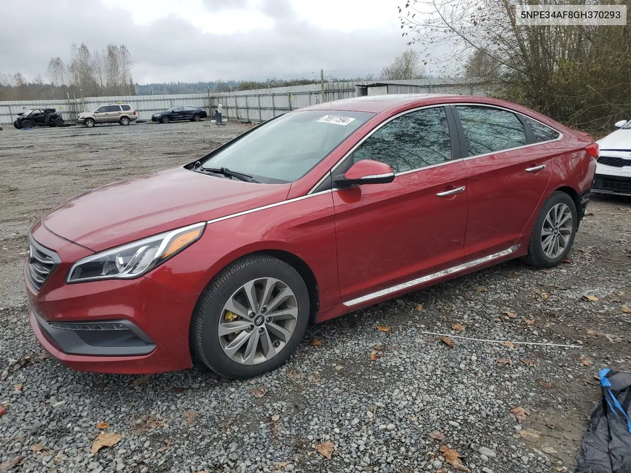 2016 Hyundai Sonata Sport VIN: 5NPE34AF8GH370293 Lot: 76977594