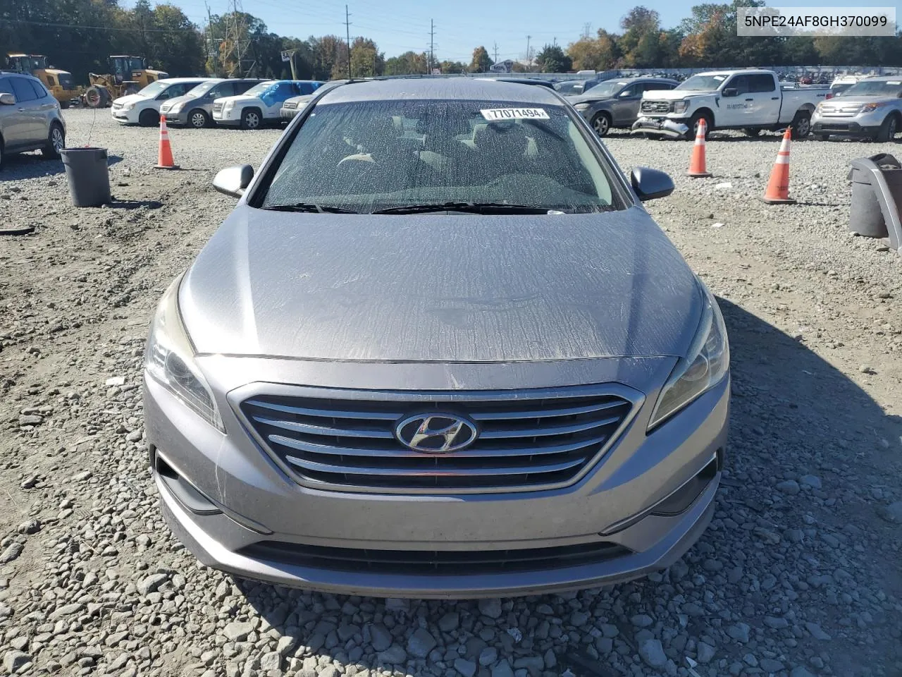 2016 Hyundai Sonata Se VIN: 5NPE24AF8GH370099 Lot: 77071494