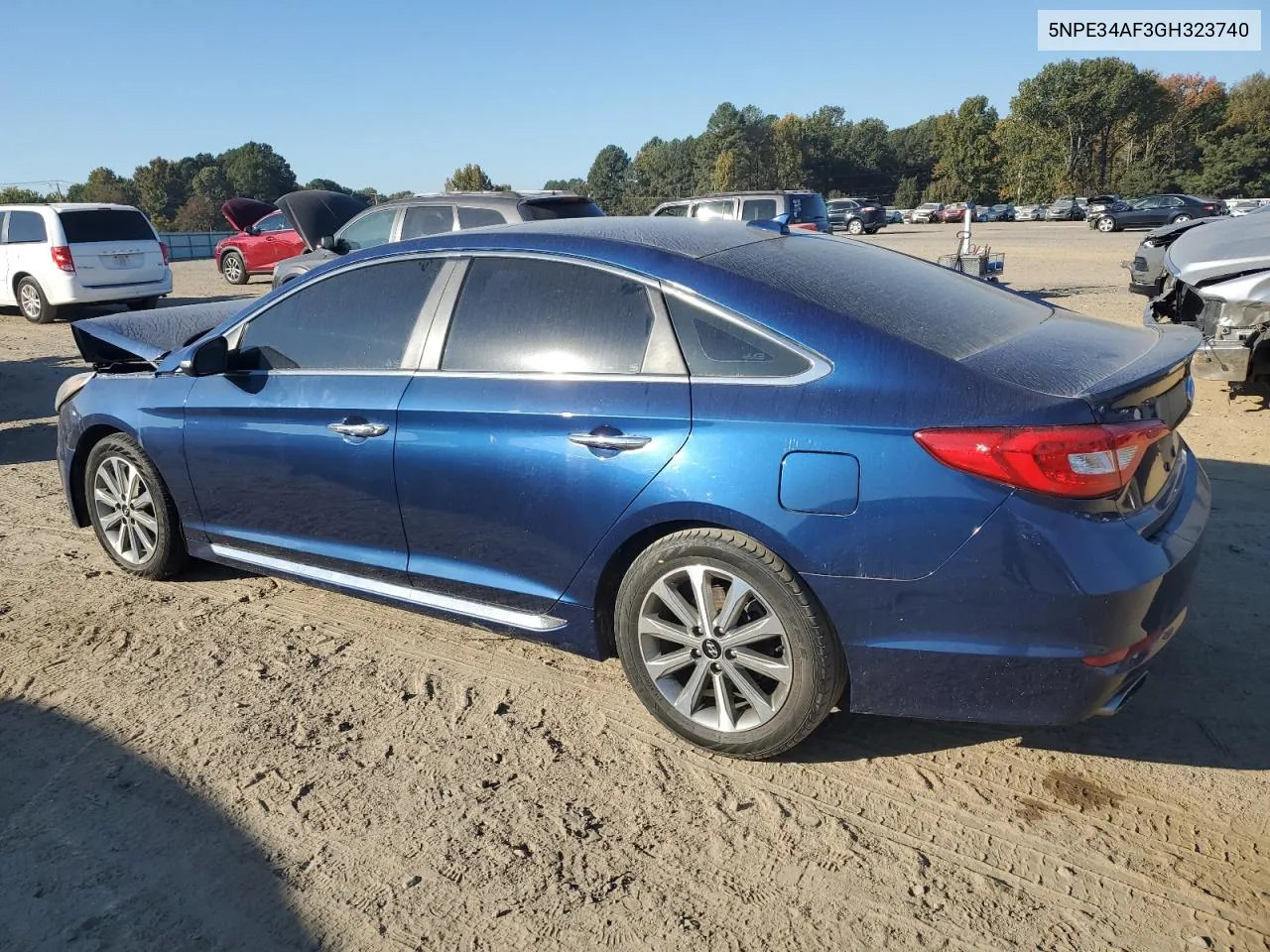 2016 Hyundai Sonata Sport VIN: 5NPE34AF3GH323740 Lot: 77143404