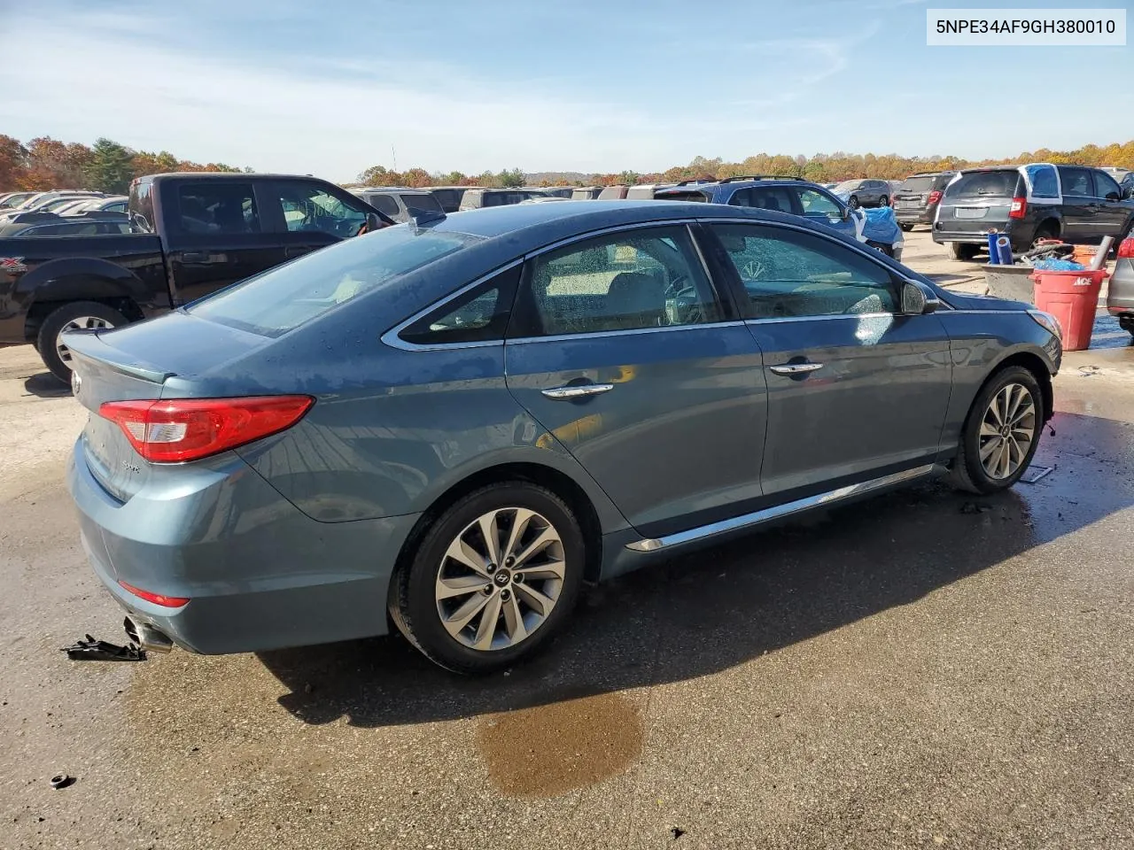 2016 Hyundai Sonata Sport VIN: 5NPE34AF9GH380010 Lot: 77163494