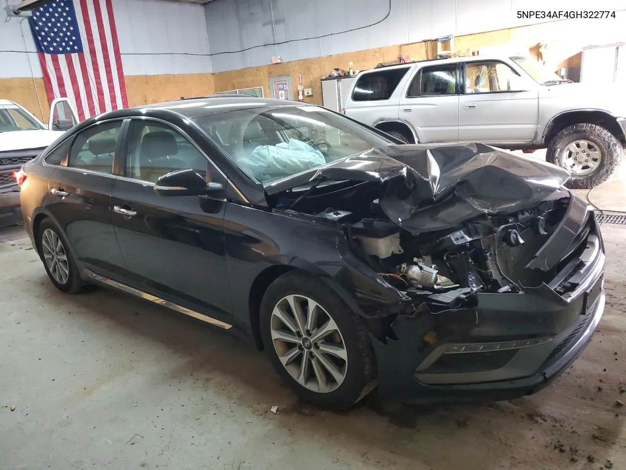 2016 Hyundai Sonata Sport VIN: 5NPE34AF4GH322774 Lot: 77163704