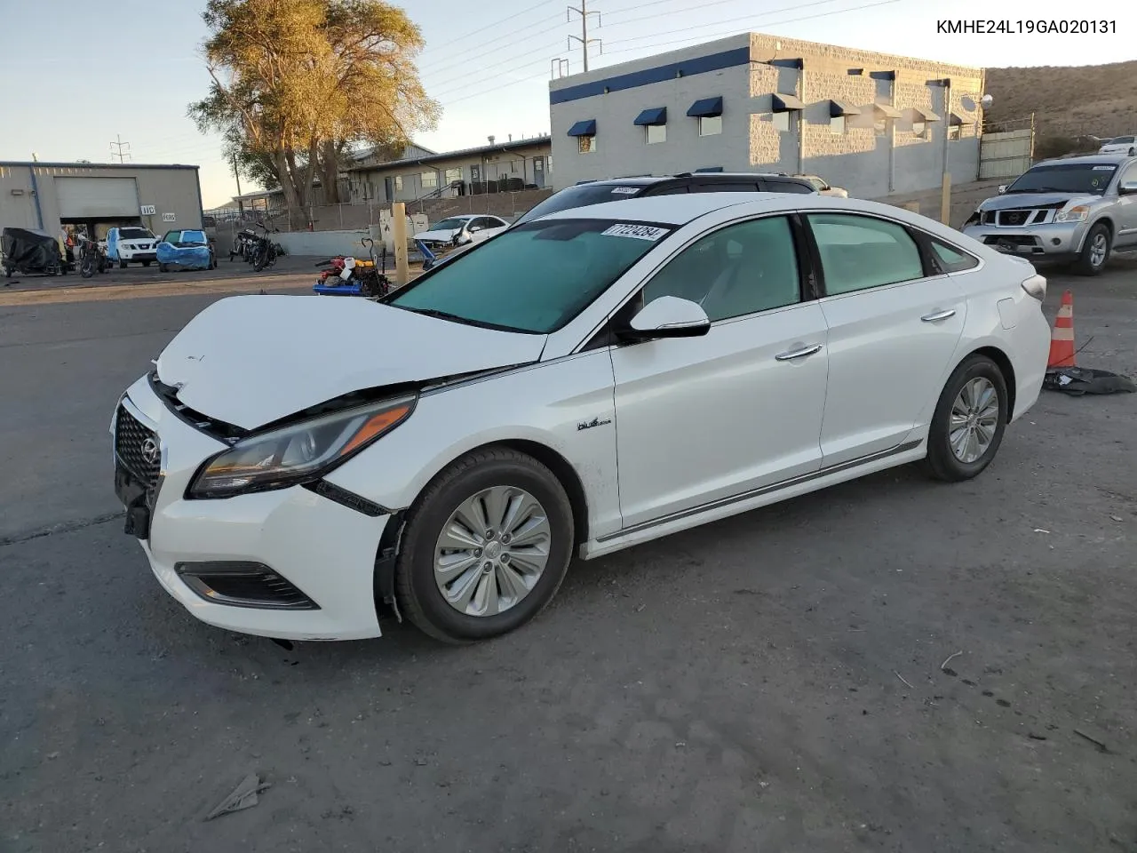 2016 Hyundai Sonata Hybrid VIN: KMHE24L19GA020131 Lot: 77224284