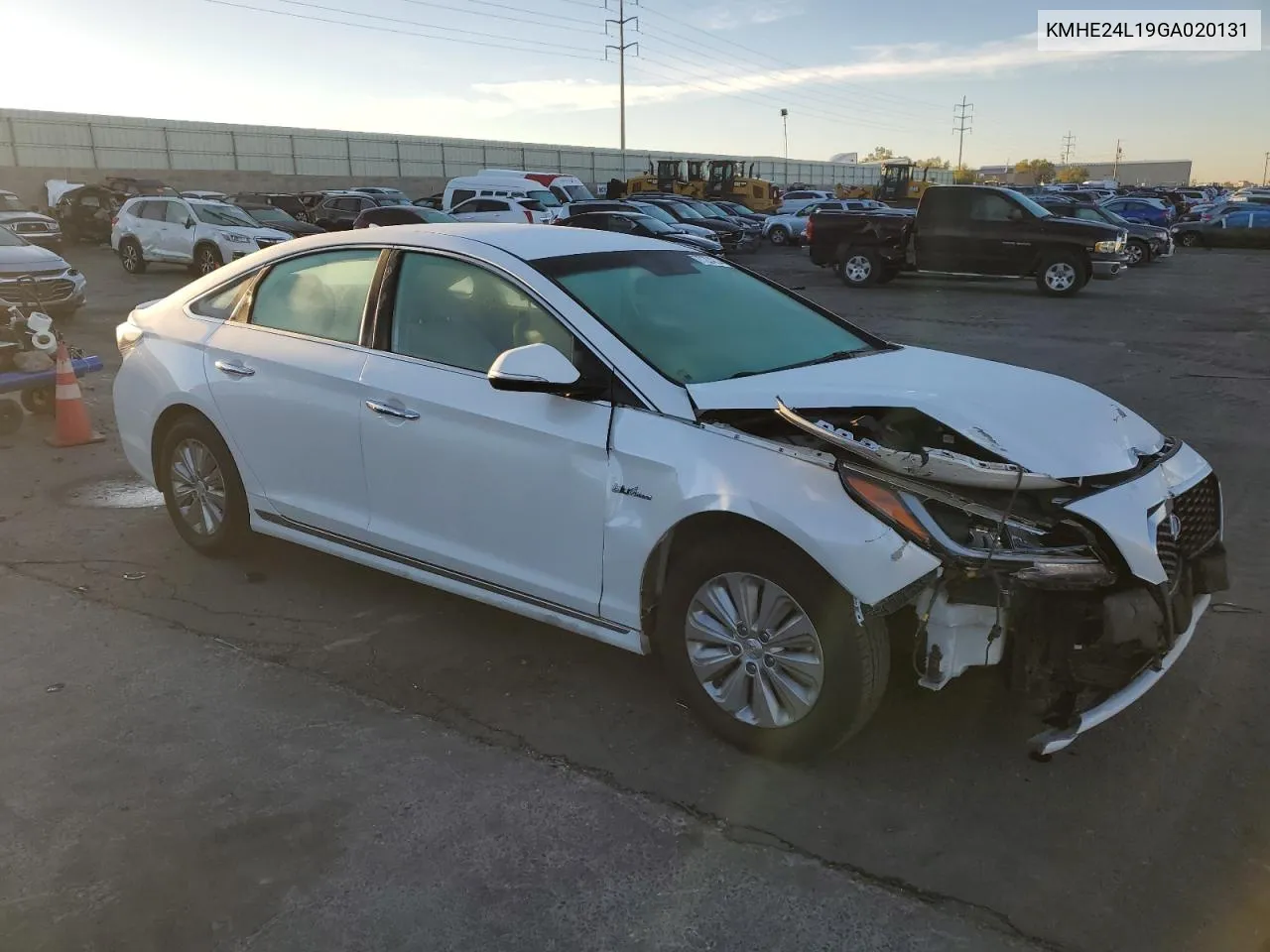 2016 Hyundai Sonata Hybrid VIN: KMHE24L19GA020131 Lot: 77224284