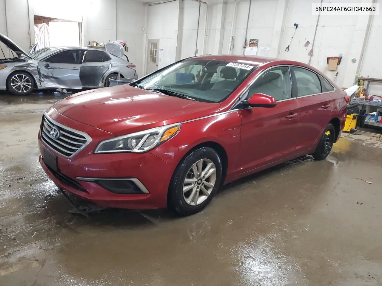 2016 Hyundai Sonata Se VIN: 5NPE24AF6GH347663 Lot: 77307344