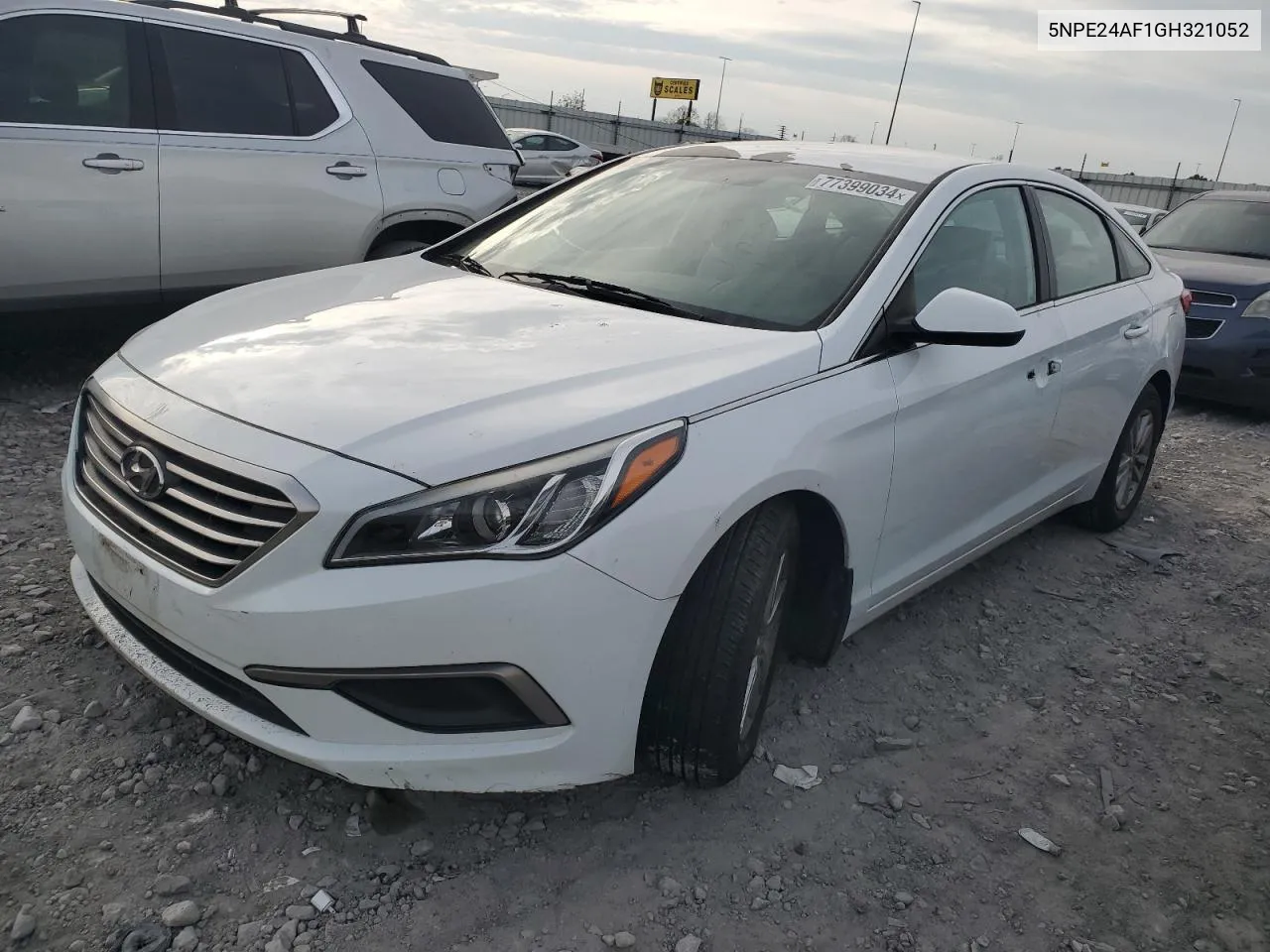 2016 Hyundai Sonata Se VIN: 5NPE24AF1GH321052 Lot: 77399034