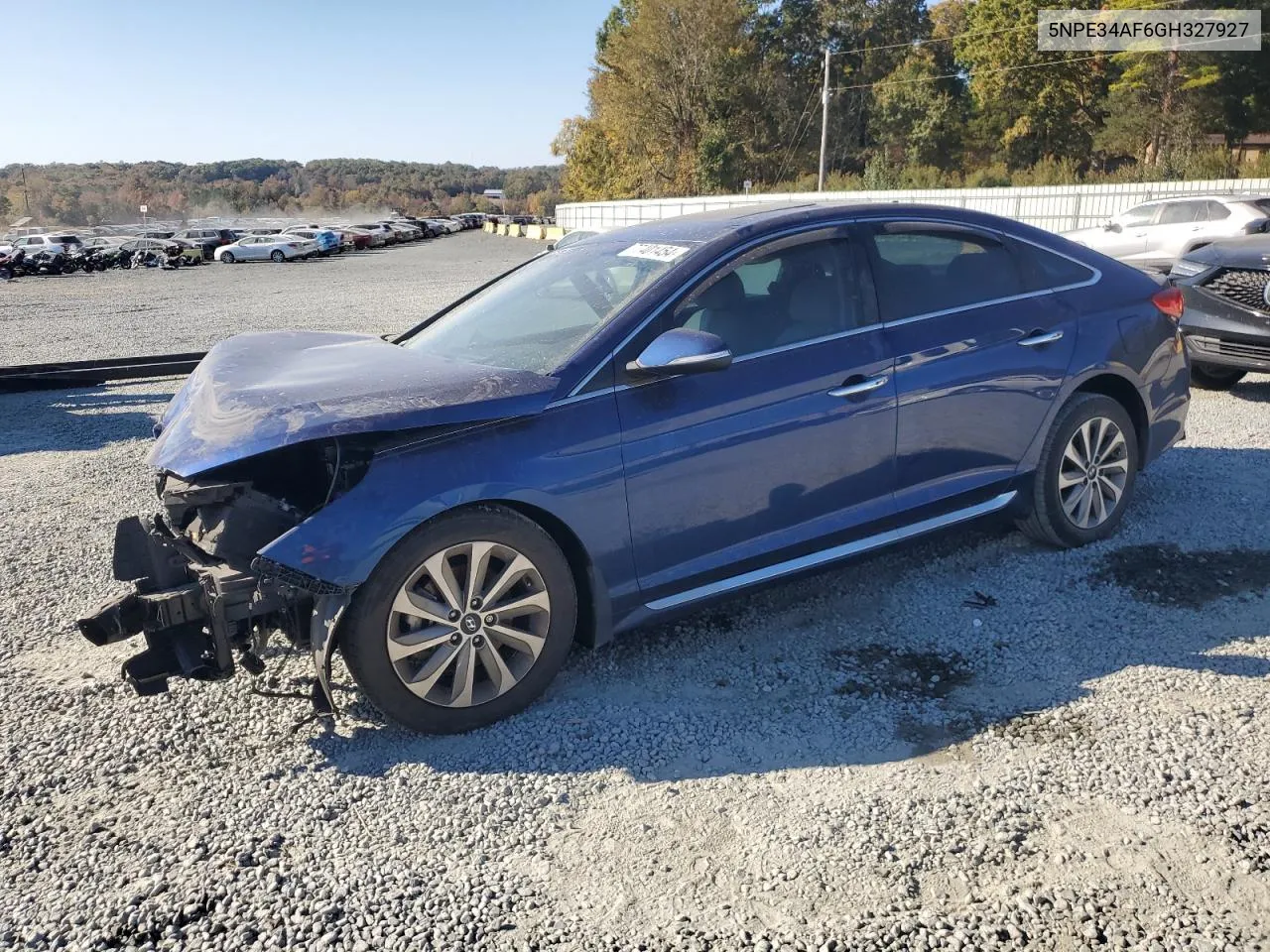 2016 Hyundai Sonata Sport VIN: 5NPE34AF6GH327927 Lot: 77401454