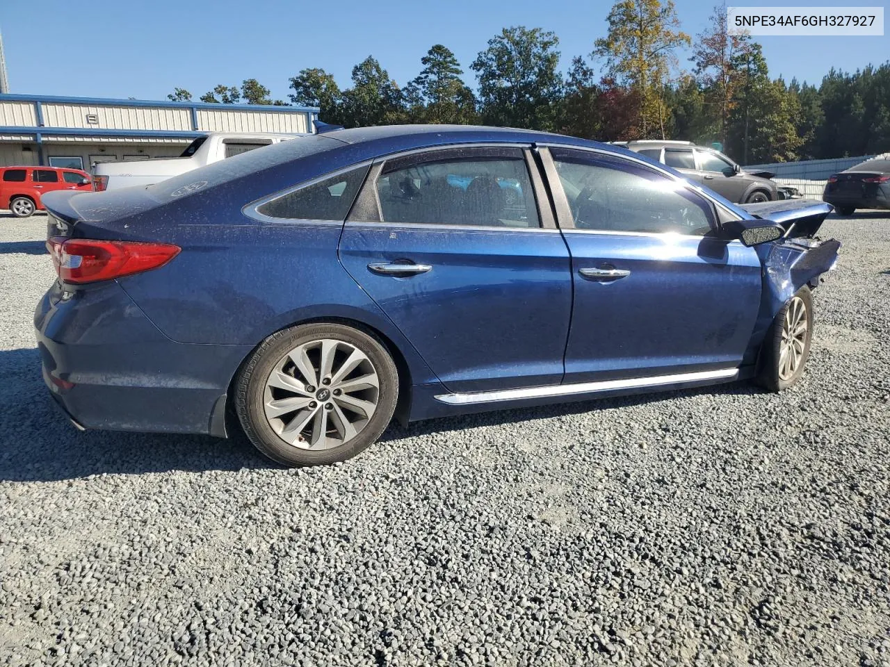 2016 Hyundai Sonata Sport VIN: 5NPE34AF6GH327927 Lot: 77401454