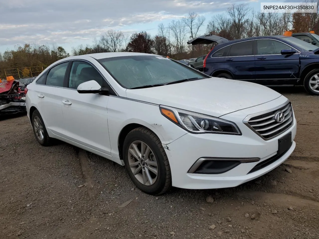 2016 Hyundai Sonata Se VIN: 5NPE24AF3GH350830 Lot: 77524544