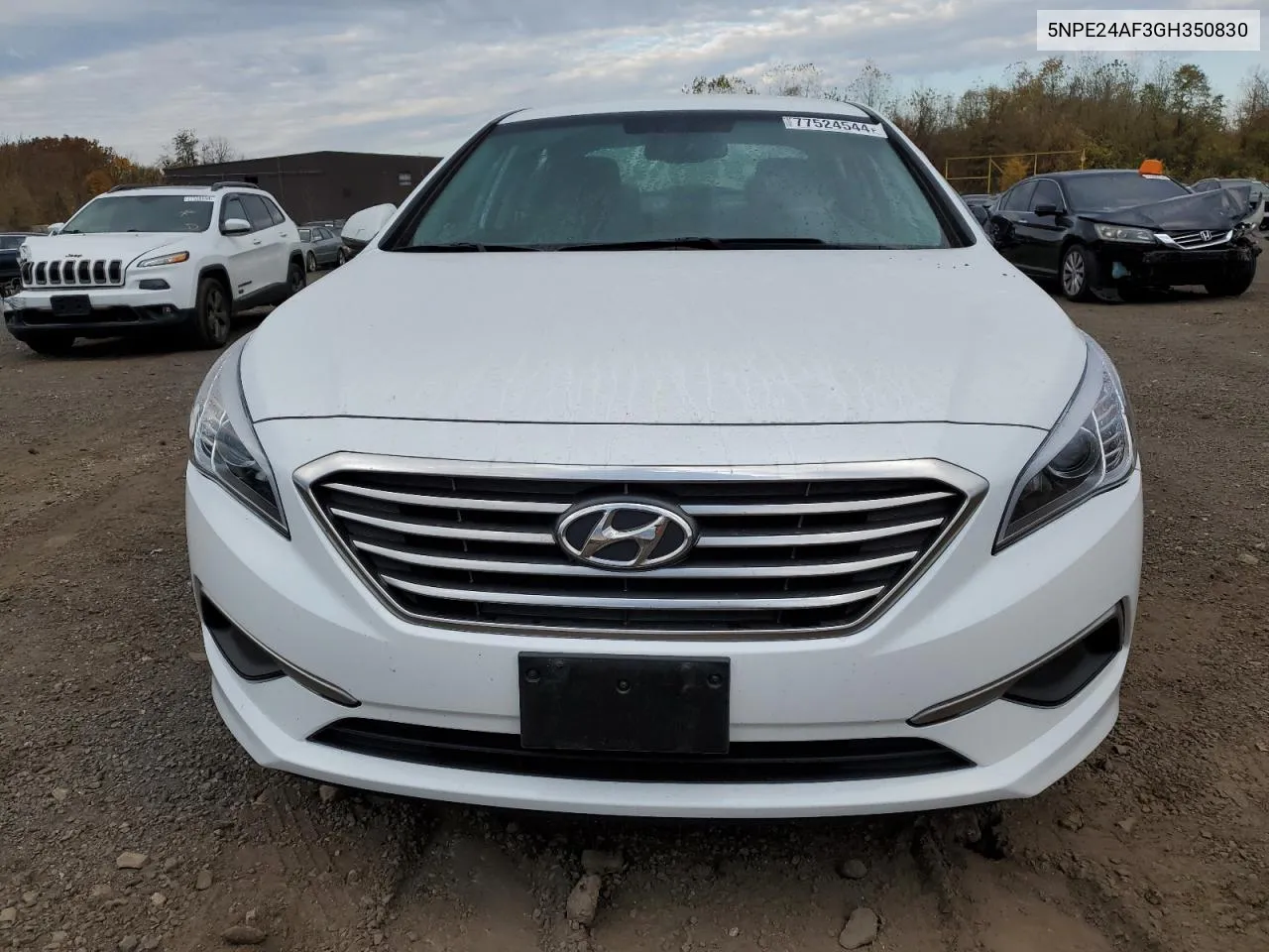 2016 Hyundai Sonata Se VIN: 5NPE24AF3GH350830 Lot: 77524544