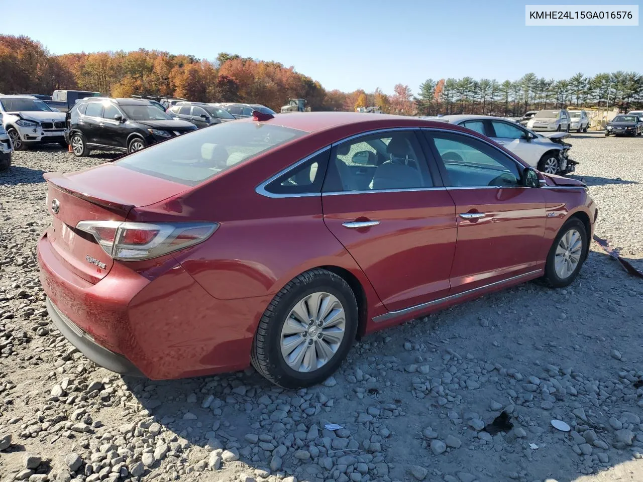 2016 Hyundai Sonata Hybrid VIN: KMHE24L15GA016576 Lot: 77605024