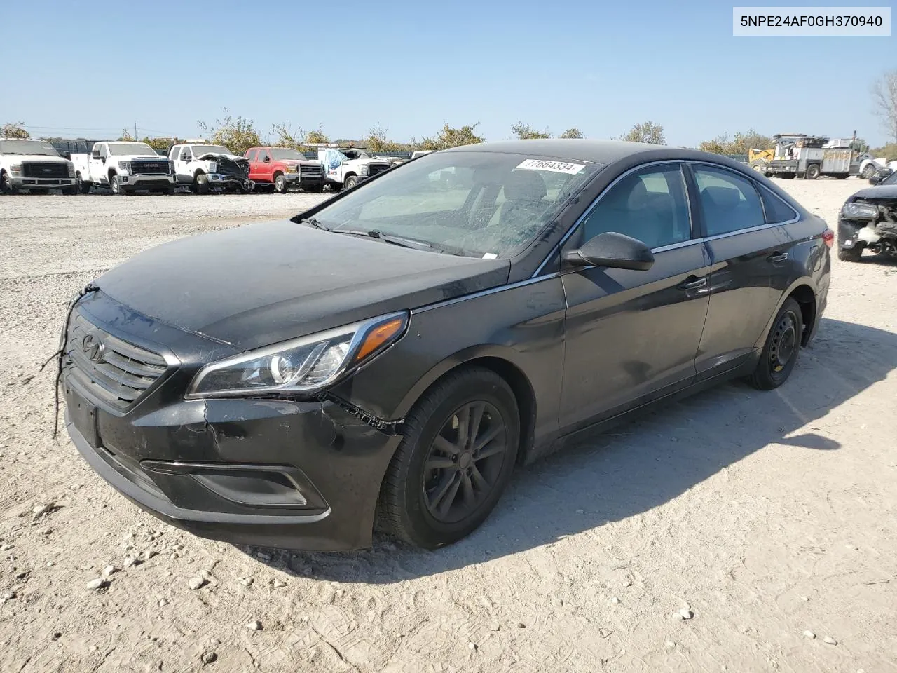 2016 Hyundai Sonata Se VIN: 5NPE24AF0GH370940 Lot: 77664334