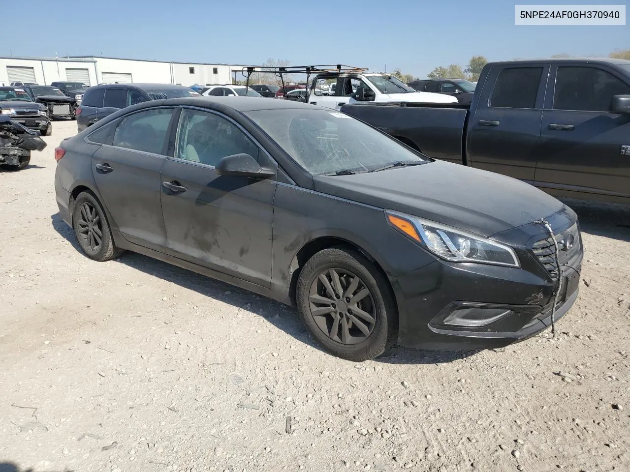 2016 Hyundai Sonata Se VIN: 5NPE24AF0GH370940 Lot: 77664334