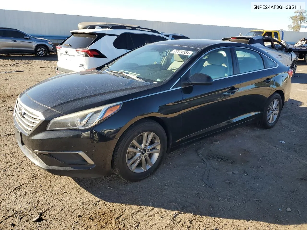 2016 Hyundai Sonata Se VIN: 5NPE24AF3GH385111 Lot: 77674554