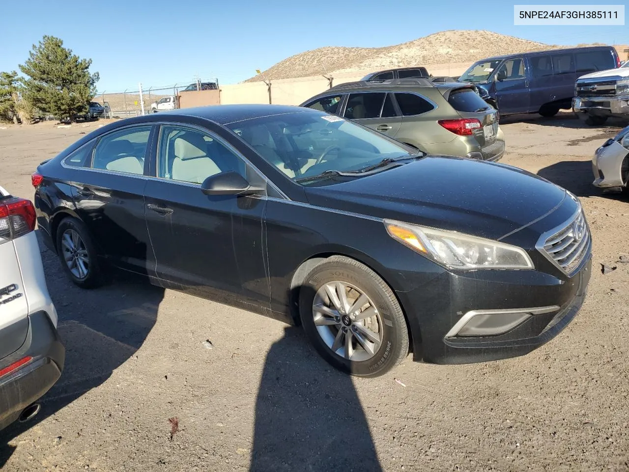 2016 Hyundai Sonata Se VIN: 5NPE24AF3GH385111 Lot: 77674554