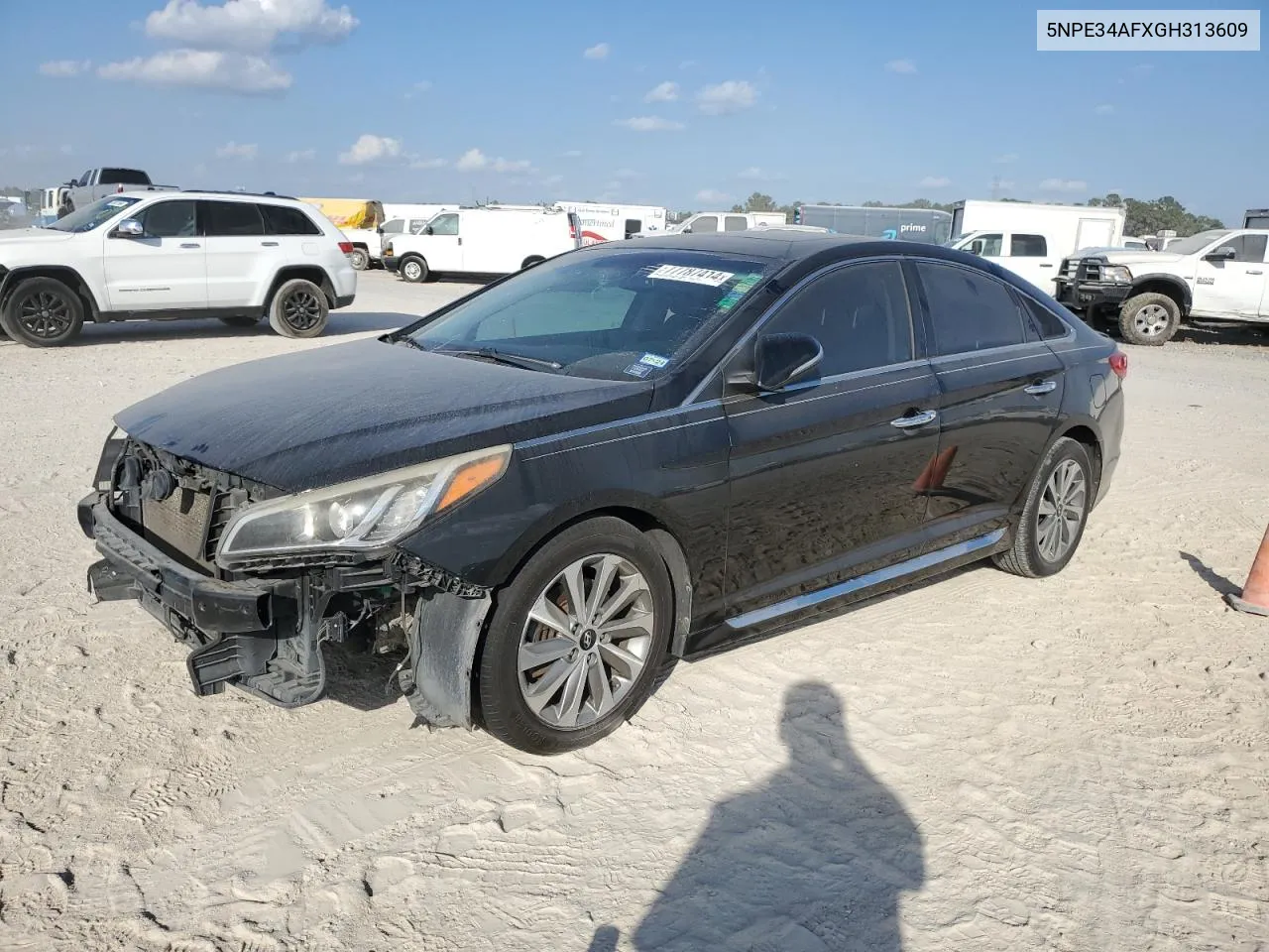 2016 Hyundai Sonata Sport VIN: 5NPE34AFXGH313609 Lot: 77787414