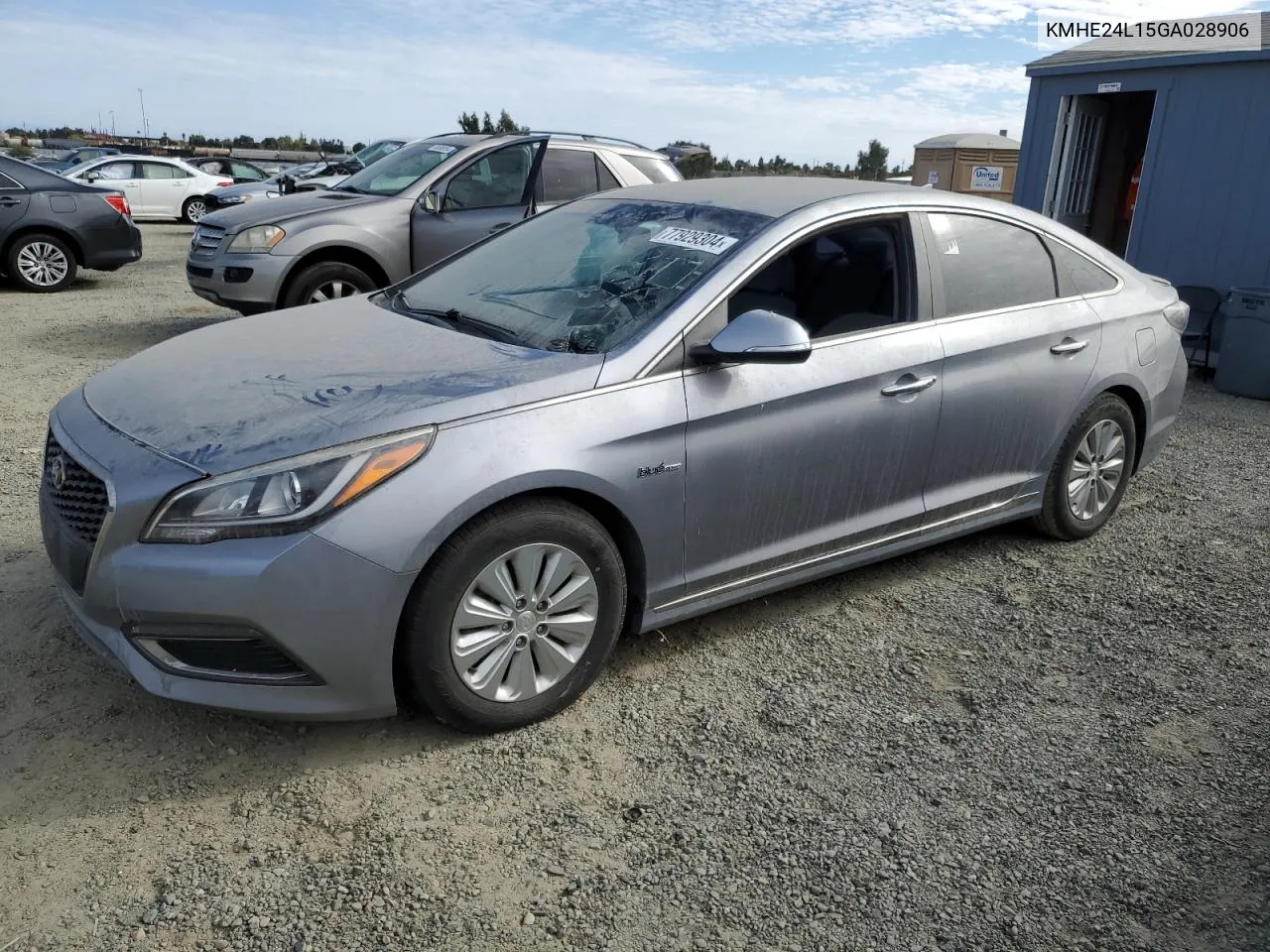 2016 Hyundai Sonata Hybrid VIN: KMHE24L15GA028906 Lot: 77929304